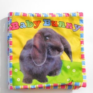Rare 2010 Baby Bunny Priddy Books, Soft Cloth Book / Bath Book Hard to Find